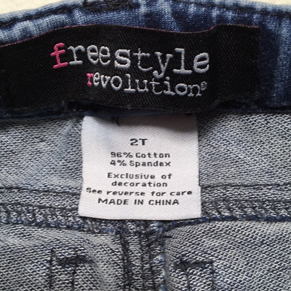 2T (4/$20) Denim-Look Stretch Jeggings by Freestyle Revolution - Picture 7 of 14